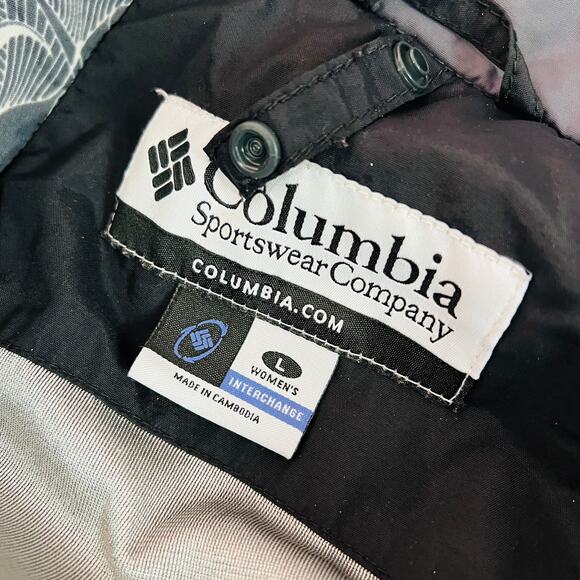 Columbia Full Zip Bugaboo Interchange Ski Jacket Black White Outdoor - L - Picture 7 of 7